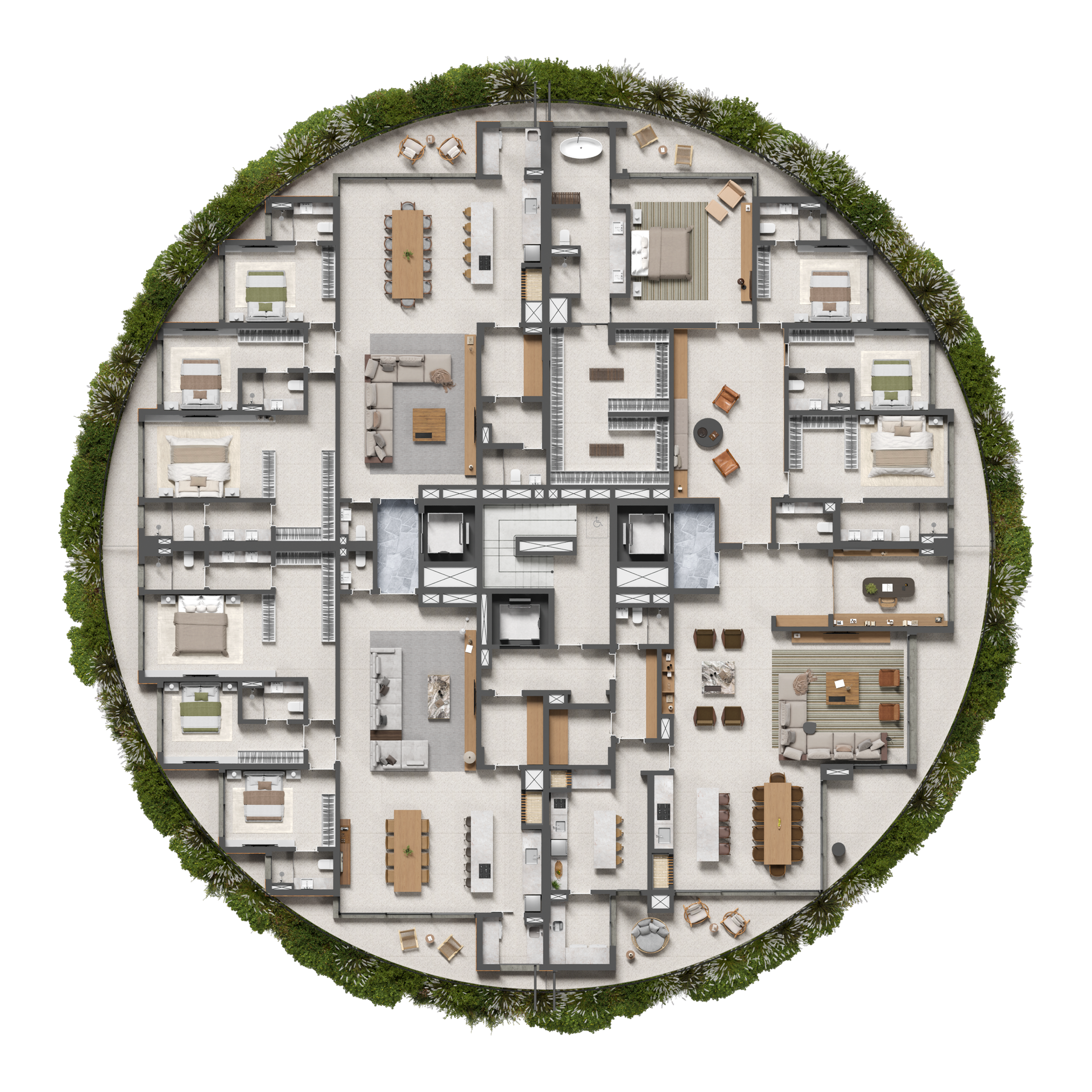 Plantas Torres Residences Club