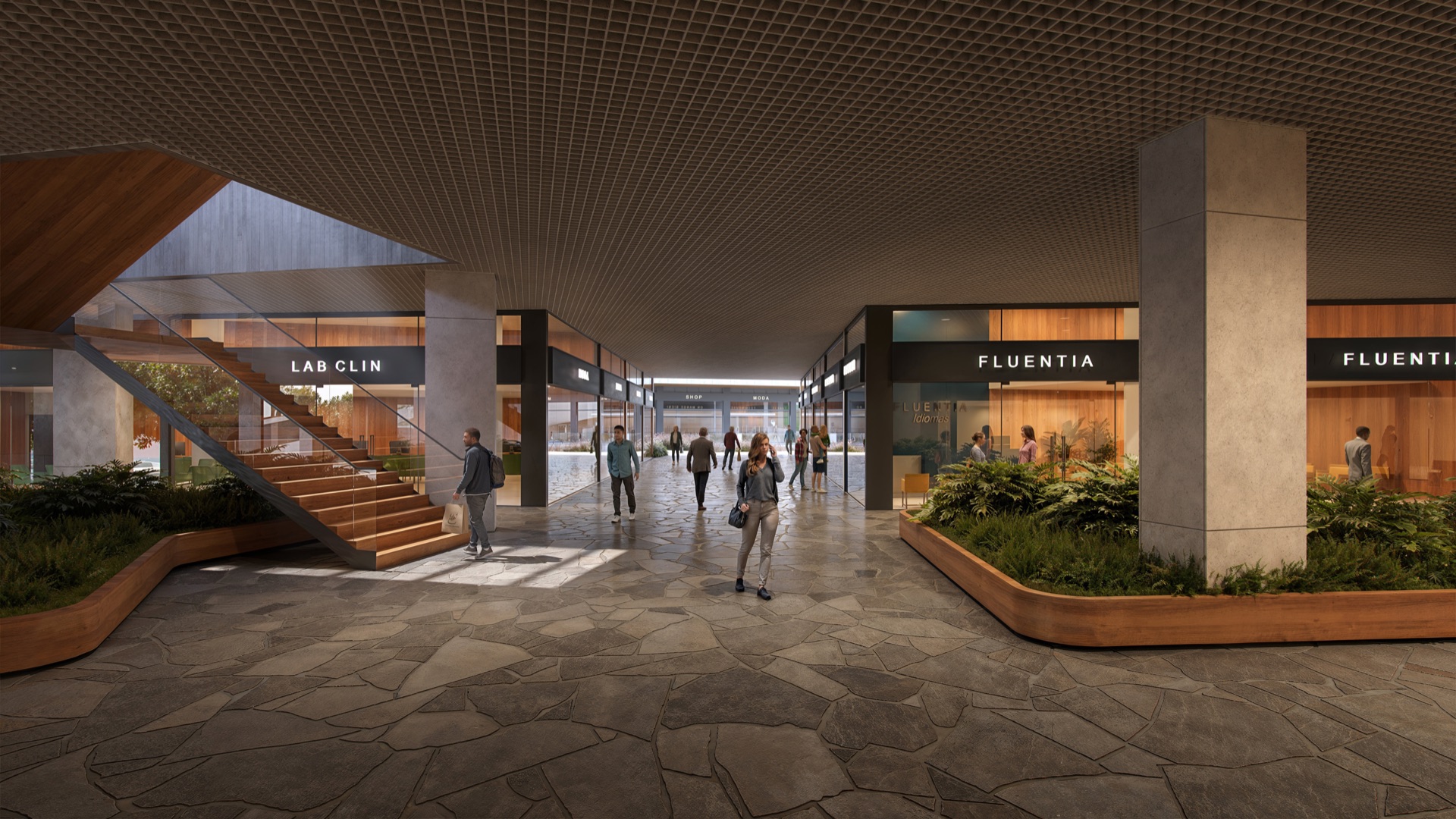 Mall acesso pedestres